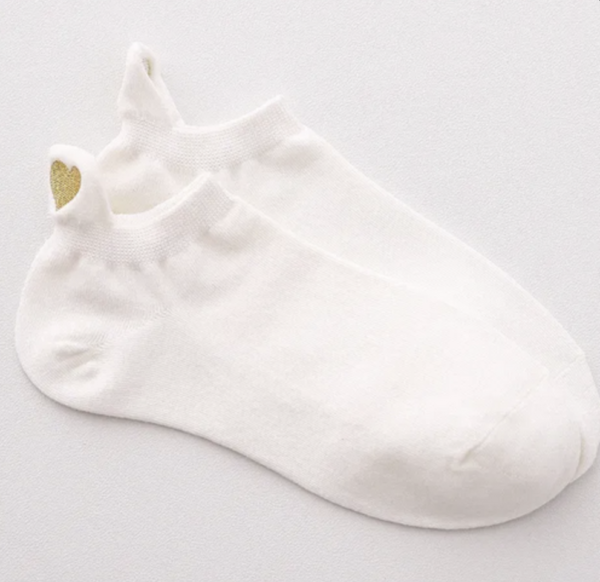Chaussettes - Cœur doré